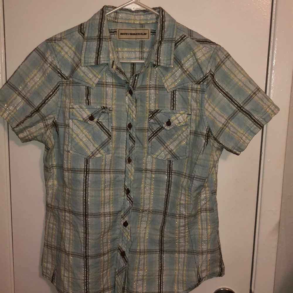 Bit and Bridle short sleeve button down